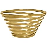 Large Gold Swirl Serving Bowl