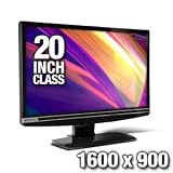 Gateway HX2000 20 Widescreen LCD Monitor - 1600x900, 10000:1, 5ms, 16:9, DVI, VGA, Black, (Refurbished)