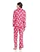 Paul Frank Women's Winter Sparkle Turq Julius Head PRT Notch Collar Pj