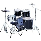 P.P. 5 Piece Drum Kit, Black