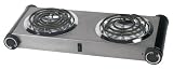 Team EKP-14228 1500-Watt Double Stainless-Steel Cooking Plate