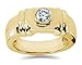 0.50 ctw Men's Diamond Ring in 14K Yellow Gold
