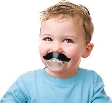 Mustache Pacifier