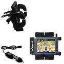 Garmin Nuvi 275T Auto Vent Holder with Car Charger - Uses Gomadic TipExchange