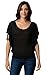STANZINO WOMEN'S SLIM SOFT SUMMER CASUAL ROUND NECK DOLMAN TOP BLOUSE SHIRT