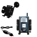 Sanyo RL-7300 Flexible Auto Windshield Holder with Car Charger - Uses Gomadic TipExchange