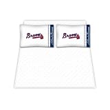 MLB Atlanta Braves Micro Fiber Sheet Set (Full)