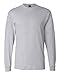 Hanes mens 5186 fashion t shirts, Light Steel, Large US