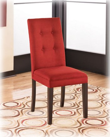 Set of Two Upholstered Dining Chairs
