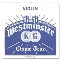 Westminster 4/4 Violin E String - Thick Gauge #27.5 - Plain Steel - Ball End