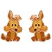 Looney Tunes Wile E. Coyote Earrings