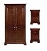 Albany Double Wardrobe 2 Bedside Chests Set