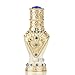 H&D Xmas Gift Vintage Refillable Empty Cut Crystal Metal Perfume Bottle Scented Fragrance Container Travel Size 9ml
