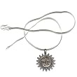 Silver Locket Chain Handmade Jewelry 1.75 inches (spndt023)