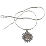 Silver Locket Chain Handmade Jewelry 1.75 inches (spndt023)