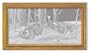 Decorative Framed Mirror Wall Decor With Turkey Etched Mirror - Turkey Decor - Unique Turkey Gift Ideas - Ready To Hang - 27'' w x 15'' h