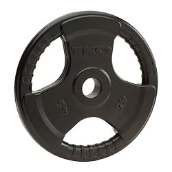 TKO Olympic 35 lb. Rubber Tri-Grip Plate