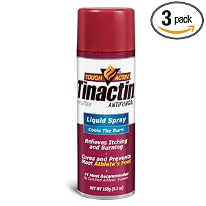Tinactin Athletes Foot Liquid Spray (Pack of 3) by Tinactin