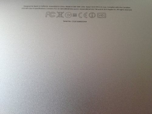 New Macbook Air 13 inch Notebook(Intel Core 2 Duo 2.13GHz,4GB RAM,256GB Flash Storage,NVIDIA GeForce 320M Graphics) images2