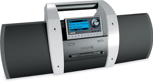 SIRIUS SUBX1 Boombox Portable audio system for SIRIUS Sportster, Starmate, and Stratus plug-and-play radios