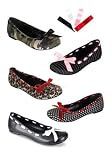 Eyelet Upper W/4 Sets Of Lacing M/J Blk Pu Flat