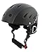 Lucky Bums Snow Sport Helmet, Matte Black, X-Large