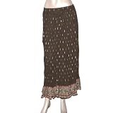 Ladies Maxi Skirt India Clothes Size 14 (skt422a)