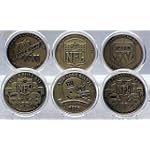 Highland Mint New York Giants Super Bowl Bronze Coin Collection