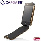 CAPDASE iPhone 4S / 4 Capparel Protective Case: Forme, Bronze / Black ハンドメイド レザーケース ブロンズ / ブラック CPIH4-10V1