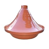 from Naturally Med - Ceramics Traditional Tagine / Tajine - 34cm, 6 person - Natural Terracotta Colour