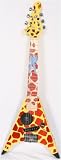 Crescent 31 Limited Edition Flying V Giraffe Kid's Electric Guitar with Built in Amp