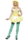 3PC Strawberry Shortcake Lemon Girl Sexy Holiday Party Costume