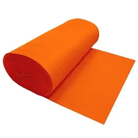 Viscose Felt Orange 72 Inches Wide X 2 Yard Long