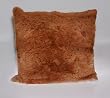 Alpaca Fur Pillow - Dark [Health and Beauty]