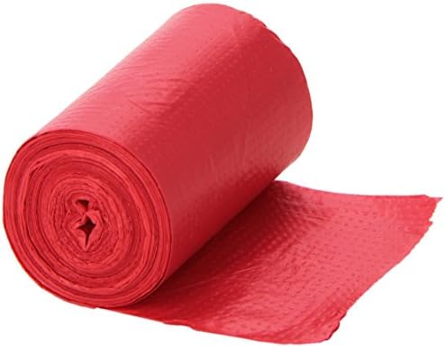 Kat City Litter Waste Refill Bags Red 8 Rolls, 120 Bags