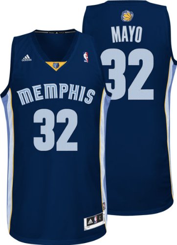 Adidas Memphis Grizzlies O.J. Mayo Revolution 30 Swingman Road Jersey Small