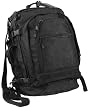 Black Military MOLLE Comaptible Travel Backpack w/Shoulder Straps