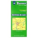 Michelin Map No. 110 Lyon and Outskirts )Environs de Lyon, France), Scale 1:60,000 (Michelin Guides and Maps)