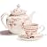 Pink Vine Teapot