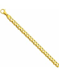 Genuine 14K Yellow Gold 8.75Mm Polished Fancy Link Bracelet 8.75 Inches 100% Satisfaction Guaranteed.