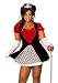 Includes Stretch Velvet DRESS, CROWN, and SCEPTER. Color: Red/Black. Sizes: 1/2X, 3/4X. Shown with 
Lace Petticoat No. X7385, Wig No. 840, Gloves No. 219, Fishnet Panty Hose No. X96627.<br><br>Plain 
packaging and discretion guaranteed!