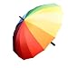 Umbrellas Auto Open/Auto Close Hot Sale Rainbow Rain Umbrella