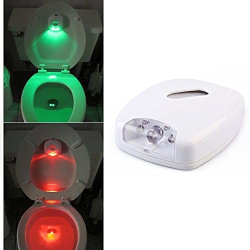 EtekStrom Motion Activated Toilet Night Light- Two Modes with 2 Colors Changing - Sensor LED Washroom Night Light - Fits Any Toilet