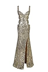 Sexy V-neck Floor Length Mermaid Backless Sequined Crystal Sleeveless Evening Dress/Prom Dress/Wedding Party Dress 
