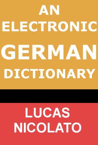 Textbook - An Electronic German Dictionary (Electronic Dictionaries)