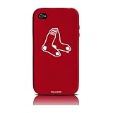 Tribeca FVA3961 Varsity Jacket (Silicone) - iPhone 4 - Boston Red Sox - Red