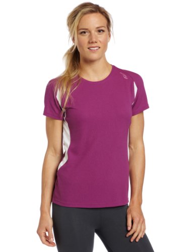 Saucony Axiom Short Sleeve Tee, Amethyst, X-Large