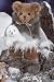 Search : Rick & Slick Bearington Bear Holding a Baby Harp Seal Northwoods Winter Dressed Teddy Bear Stuffed Animal By Bearington Collection