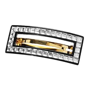 L. Erickson Disco Fever Cutout Barrette - Black by L. Erickson
