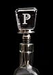 Monogram Glass Wine Stopper - P